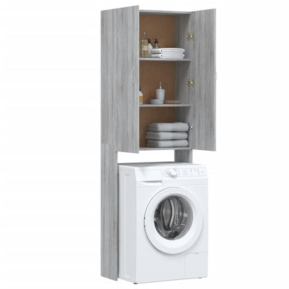 280523 - VIDAXL Dollap Lavatrice Gri Sonoma 64x25,5x190 cm