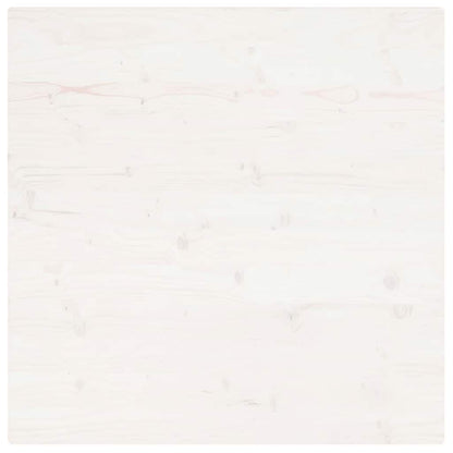 265475 - VIDA XL Sipërfaqe Tavoline e Bardhë 80x80x2,5 cm Dru i Masturbuar Pishe Katror