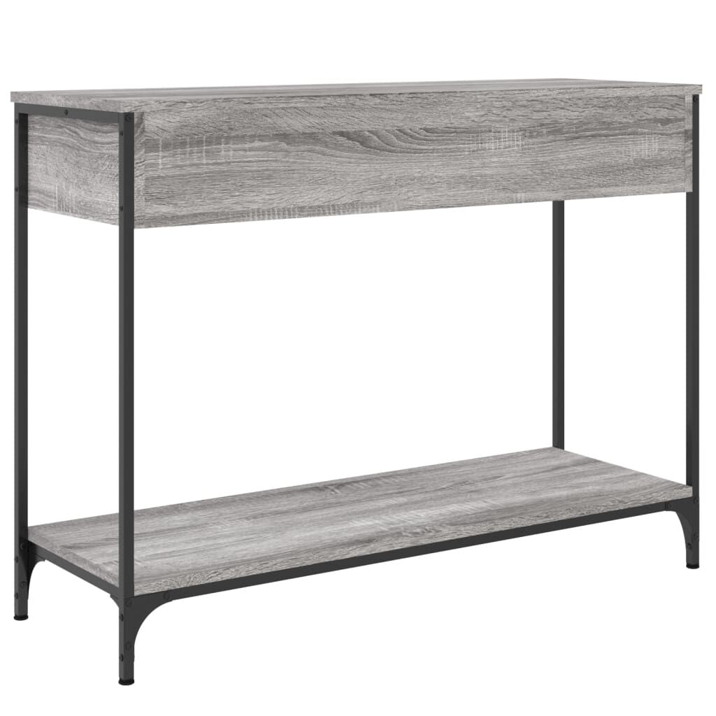 280556 - VIDAXL Tavolinë Konsole Gri Sonoma 100x34,5x75 cm Dru i Inxhinieruar