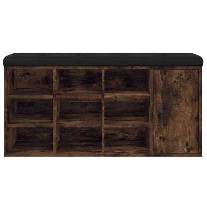 181752 - VIDAXL Stol Këpucësh, Lisi i Tymosur, 102x32x50cm, Dru i Inxhinieruar