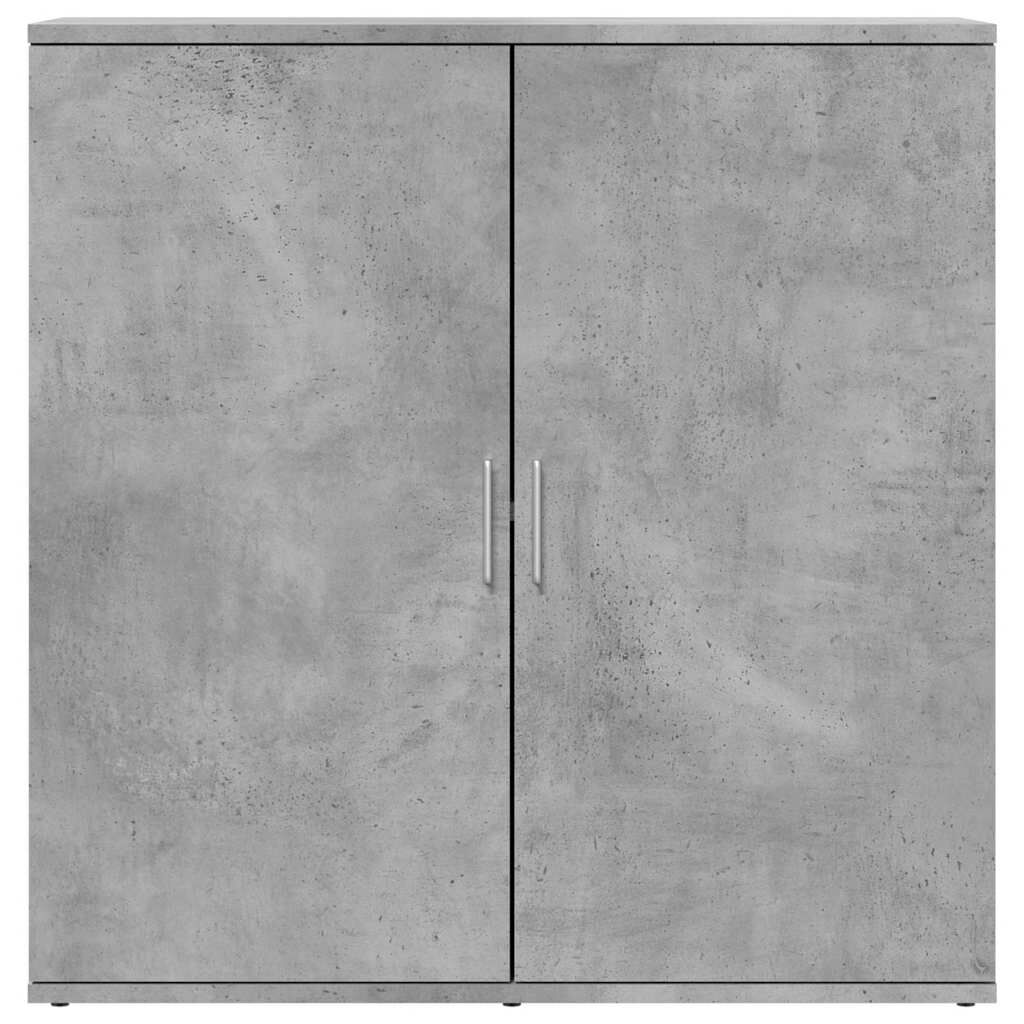 280571 - VIDAXL Bufe Gri Betoni 79x38x80 cm Dru i Inxhinieruar