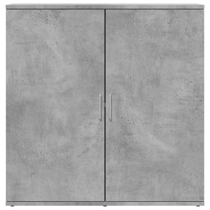 280571 - VIDAXL Bufe Gri Betoni 79x38x80 cm Dru i Inxhinieruar
