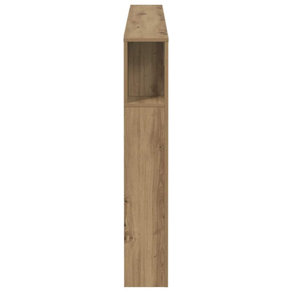 280590 - VIDAXL Dollap me Kokë Kreu, Ngjyrë Lisi Artizanal 160x18,5x103,5 cm Dru i Inxhinieruar