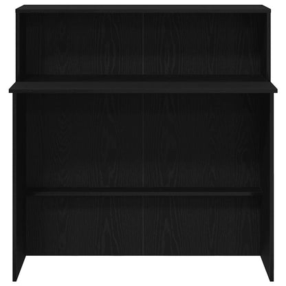 280596 - VIDAXL Tavolinë Pritjeje e Zezë 100x50x103,5 cm Dru i Inxhinierizuar