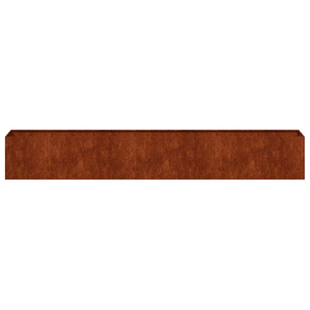 265539 - VIDAXL Vazo e ndryshkur 280x40x40 cm Çelik i Rezistent ndaj Motit