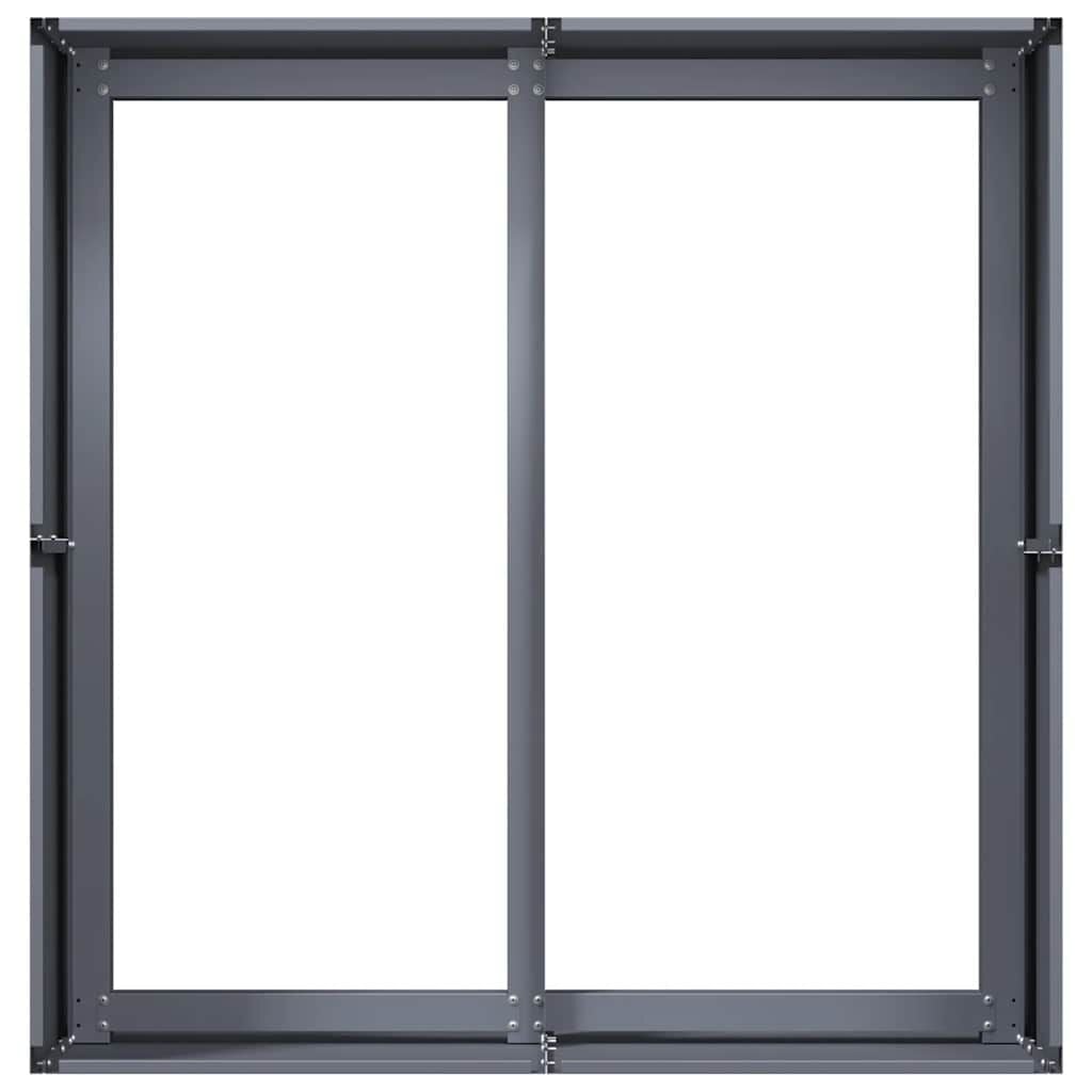265541 - VIDAXL Vazo Antraciti 80x80x40 cm Çelik i petëzuar në të ftohtë