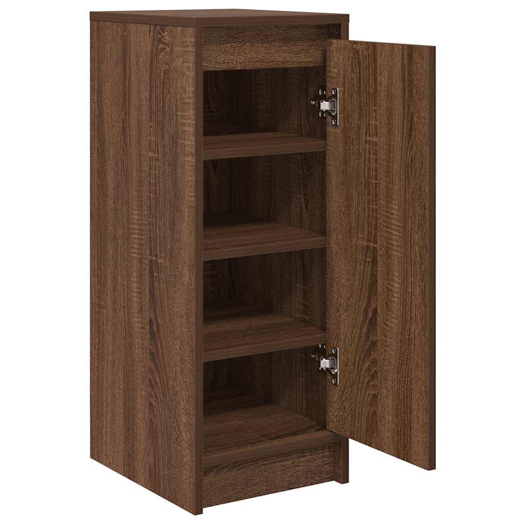 265548 - VIDAXL Dollap Këpucësh Lisi Kafe 29,5x34x76 cm Dru i Inxhinieruar