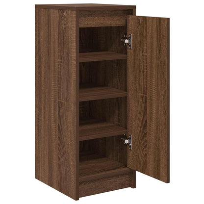 265548 - VIDAXL Dollap Këpucësh Lisi Kafe 29,5x34x76 cm Dru i Inxhinieruar