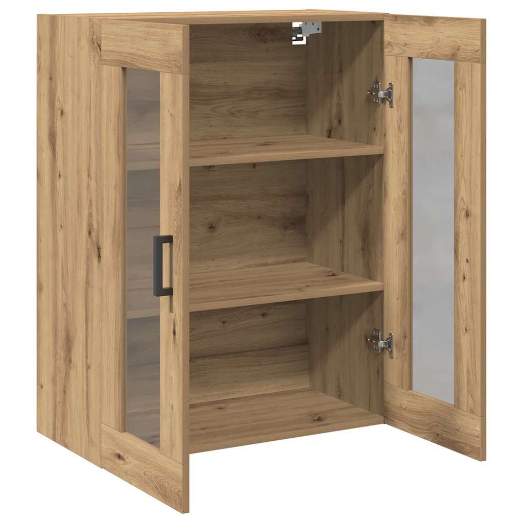 280620 - VIDAXL Dollap i Montuar në Mur, Ngjyrë Lisi Artizanal 69,5x34x90 cm, Dru i Inxhinieruar