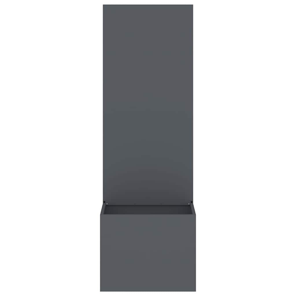 265598 - vidaXL Ekran Privatësie për Kopsht, Antracit 50 x 150 cm, Çelik