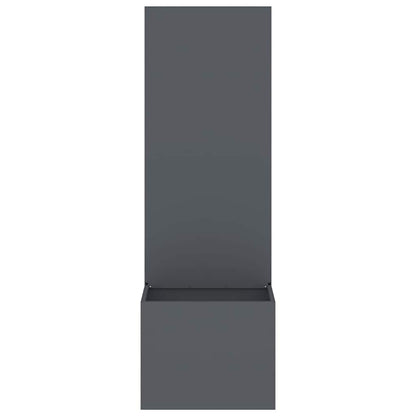 265598 - vidaXL Ekran Privatësie për Kopsht, Antracit 50 x 150 cm, Çelik