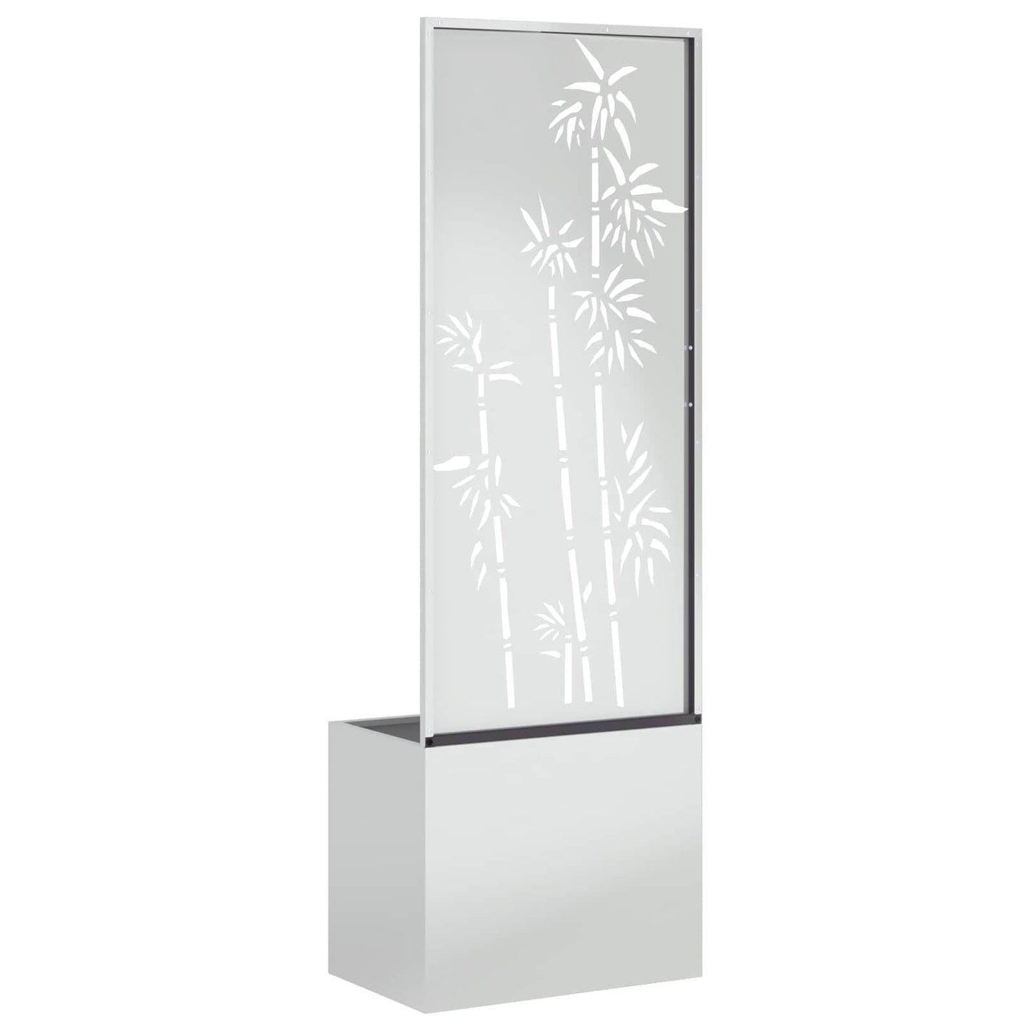265599 - vidaXL Mbrojtëse për Privatësi Kopshti, Ngjyrë Argjendi 50 x 150 cm, Çelik i Galvanizuar