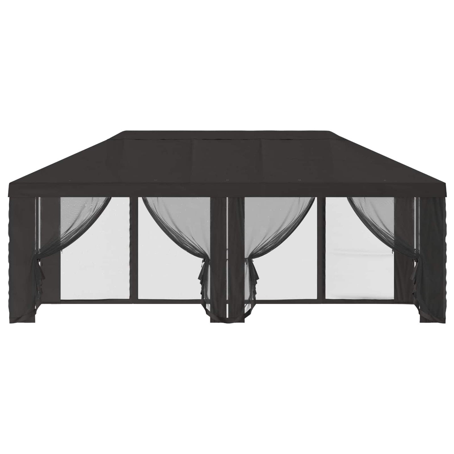 280685 - Mbulesë për Gazebo vidaXL me Mure Anësore Antracit 600.5 x 300.5 cm