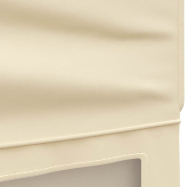 181521 - VIDAXL - Tendë Festash e Palosshme me Mure Anësore në Ngjyrë Krem, Madhësia 3x6m