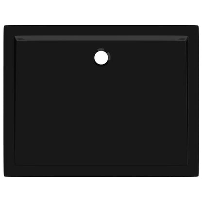 265016 - VIDAXL Tabaka Baze Dushi Drejtkëndëshe prej ABS, E Zezë 70x90 cm