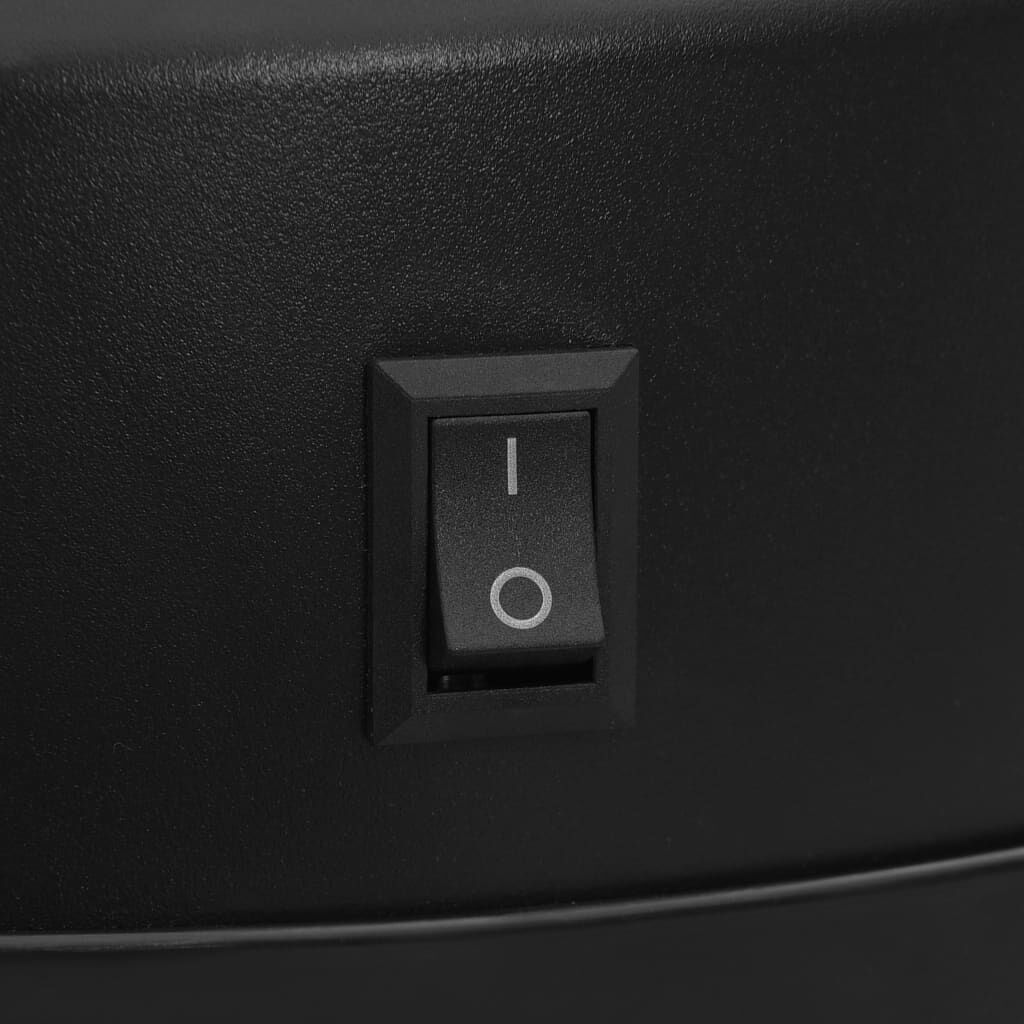 265145 - VIDA XL Kosh Plehrash Automatik me Sensor 50 L Çelik Karboni i Zi