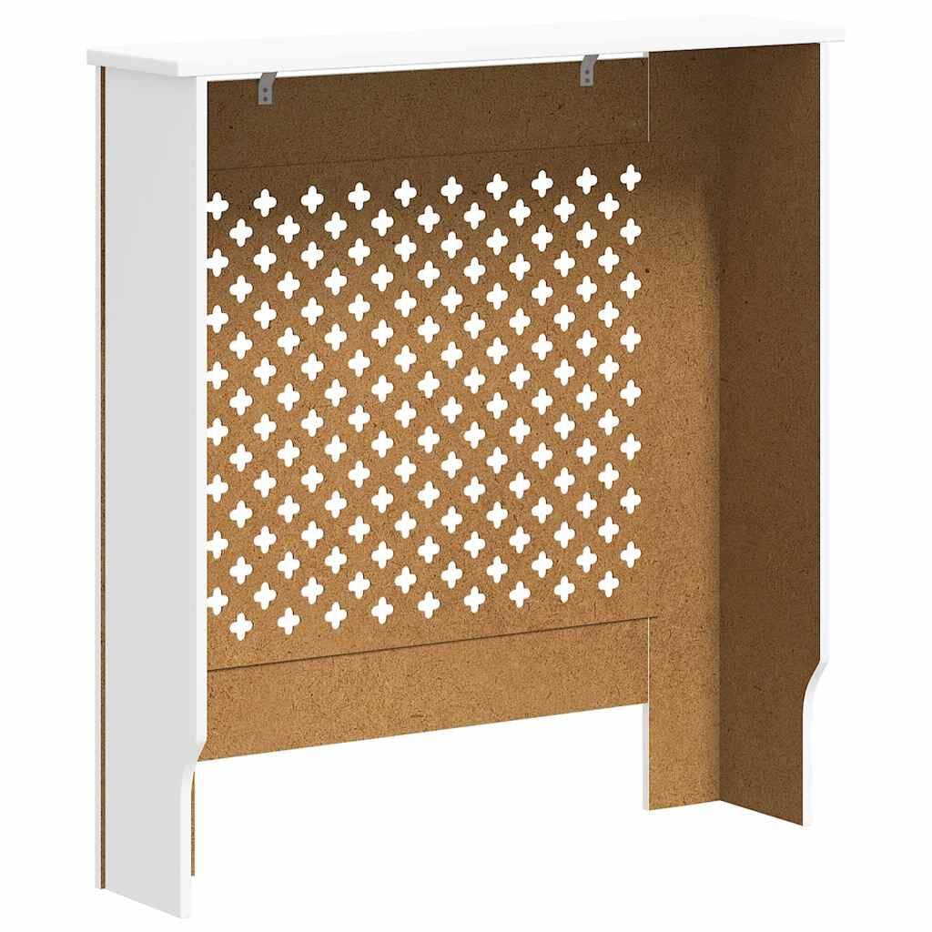 280149 - VIDAXL Mbulesë Radiatori MDF e Bardhë 78 cm