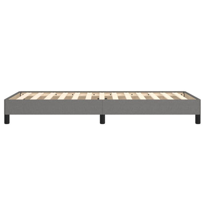 280175 - VIDAXL Kornizë shtrati pa dyshek, ngjyrë gri e errët 80x200 cm, material