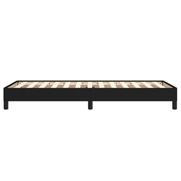 212463 - VIDAXL Kornizë Kreveti pa Dyshek, E Zezë 90x200 cm, Material