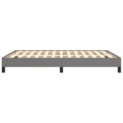 280177 - VIDAXL Kornizë shtrati pa dyshek, ngjyrë gri e errët 140x190 cm, material