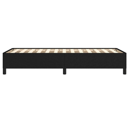 280180 - VIDAXL Kornizë Shtrati pa Dyshek, Ngjyrë e Zezë 80x200 cm, Material