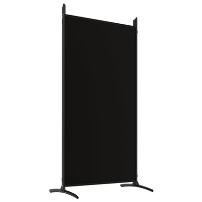 265178 - VIDAXL Ndarës Dhome me 5 Panele, ngjyrë e zezë, 433x180 cm, material