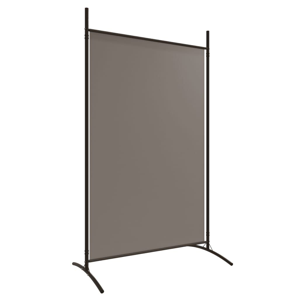 280193 - VIDAXL Ndarëse Dhome me 3 Panele, Ngjyrë Antraciti 525x180 cm, Pëlhurë