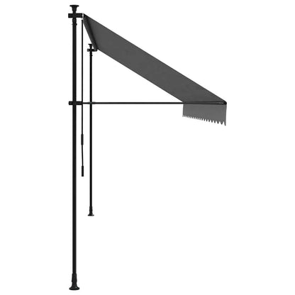 280252 - VIDAXL Tendë e tërheqshme Antracit 400x150 cm Pëlhurë dhe çelik