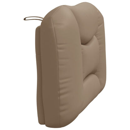 265269 - VIDA XL Jastëk për Kokën e Kreut "Hvar" Cappuccino 90 cm Lëkurë Artificiale