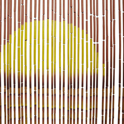 280349 - VIDAXL Perde Dere me Insekte dhe Printim Palme 90x220 cm, Bambu