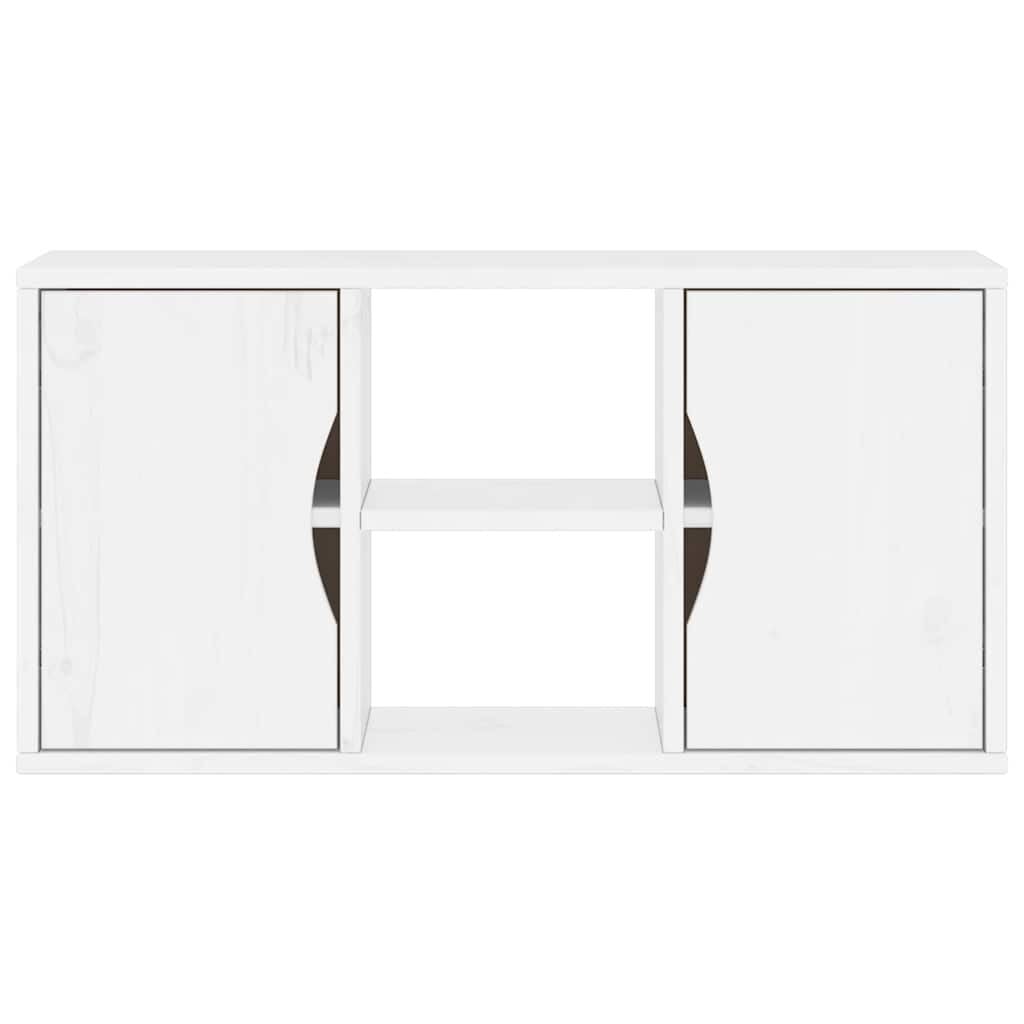 265332 - VIDAXL Kabinet TV "ODDA" i Bardhë 79x24x40 cm Dru Pishe i Fortë