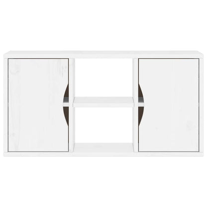265332 - VIDAXL Kabinet TV "ODDA" i Bardhë 79x24x40 cm Dru Pishe i Fortë