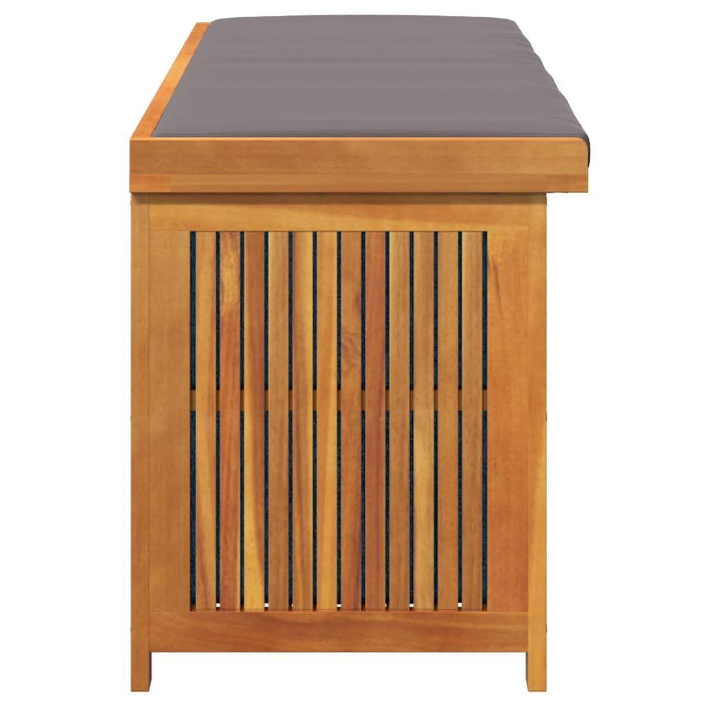 280369 - VIDAXL Kuti Jastëkësh për Jashtë 150x50x60,5 cm Dru i Masturbuar Akacie