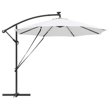 265355 - vidaXL Çadër Ngjyrë Rërë 294 x 294 x 248 cm Poliester dhe Alumini