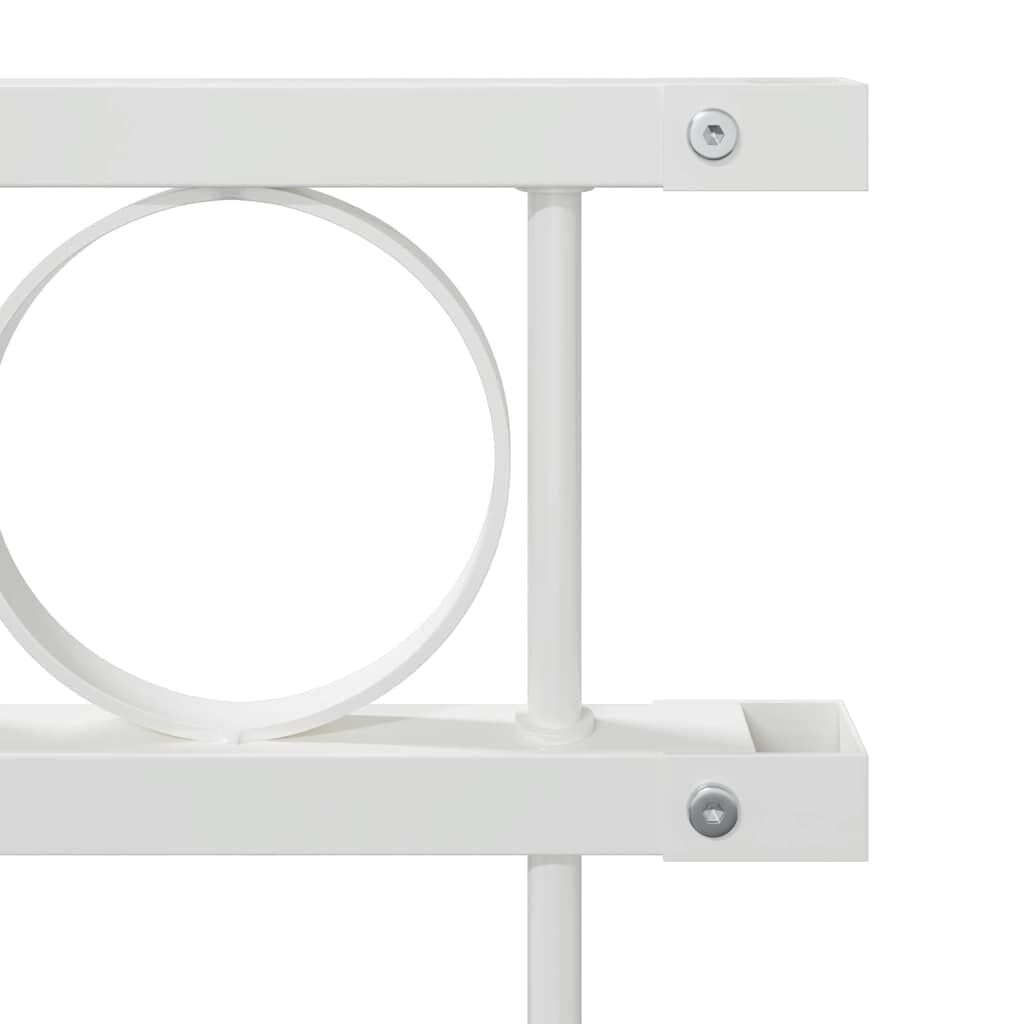 280402 - vidaXL Element Gardhi ASSEN i Bardhë 170 x 150 cm Çelik