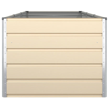 280440 - vidaXL Vazo Fildishi 290 x 100 x 75 cm Çelik i Galvanizuar