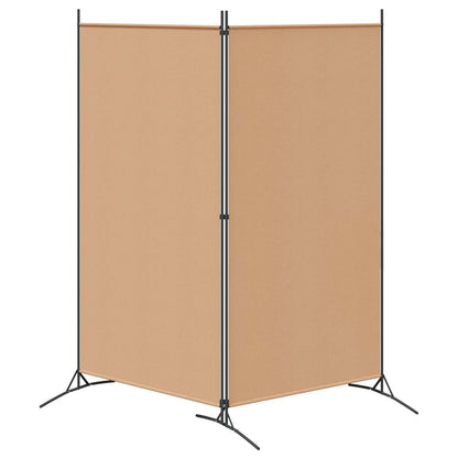 280479 - vidaXL Ndarëse Dhome me 2 Panele, Ngjyrë Bezhë 175 x 180 cm, Material