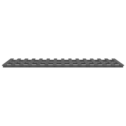 280536 - VIDAXL Kornizë Kreveti pa Dyshek Gri 90x200 cm Dru Pishe