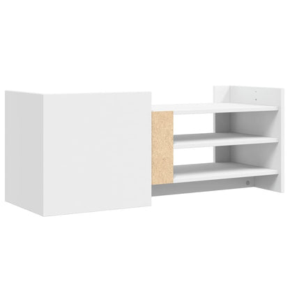 265515 - VIDA XL Kabinet TV i Bardhë 100x35x40 cm Dru i Inxhinieruar