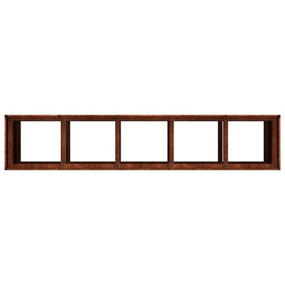 280607 - VIDAXL Vazo e ndryshkur 200x40x80 cm Çelik i Rezistent ndaj Motit