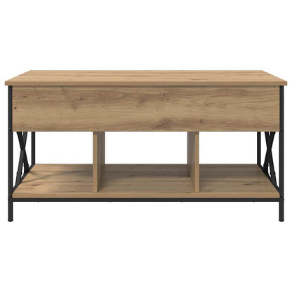 265617 - vidaXL Tavolinë Kafeje Artizanale Lisi 100 x 55 x 48.5 cm Dru i Inxhinieruar