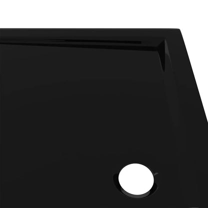 265016 - VIDAXL Tabaka Baze Dushi Drejtkëndëshe prej ABS, E Zezë 70x90 cm