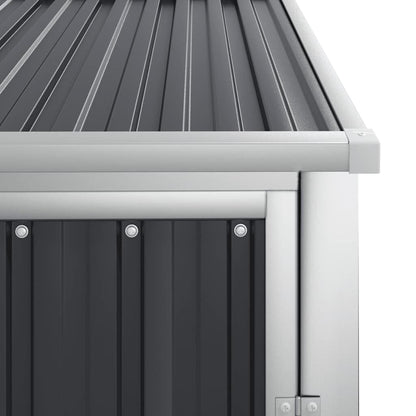 280091 - VIDA XL KASOLLE PËR VEGLA KOPSHTI ANTRACIT 88x89x161 CM ÇELIK I GALVANIZUAR