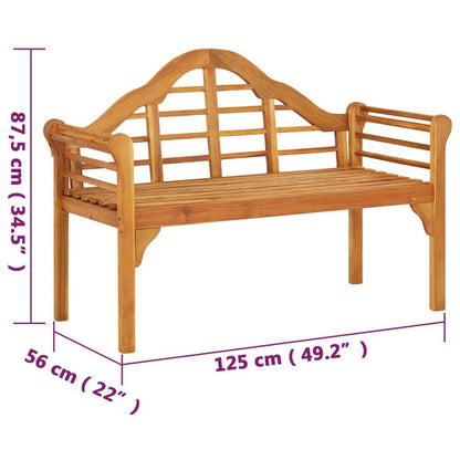 265133 - VIDAXL Stol Kopshti 125 cm Dru i Masturbuar Akacie