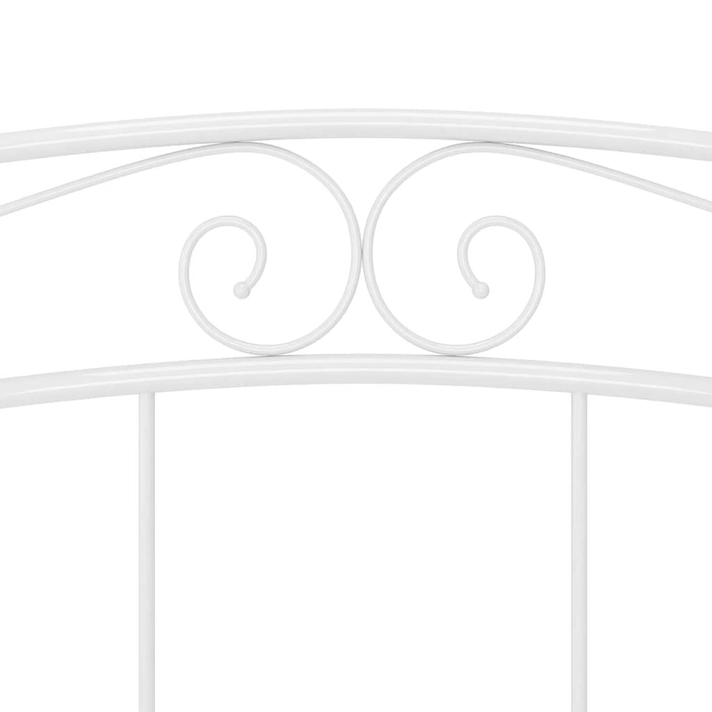 265146 - VIDA XL Kornizë shtrati pa dyshek, metal i bardhë 160x200 cm