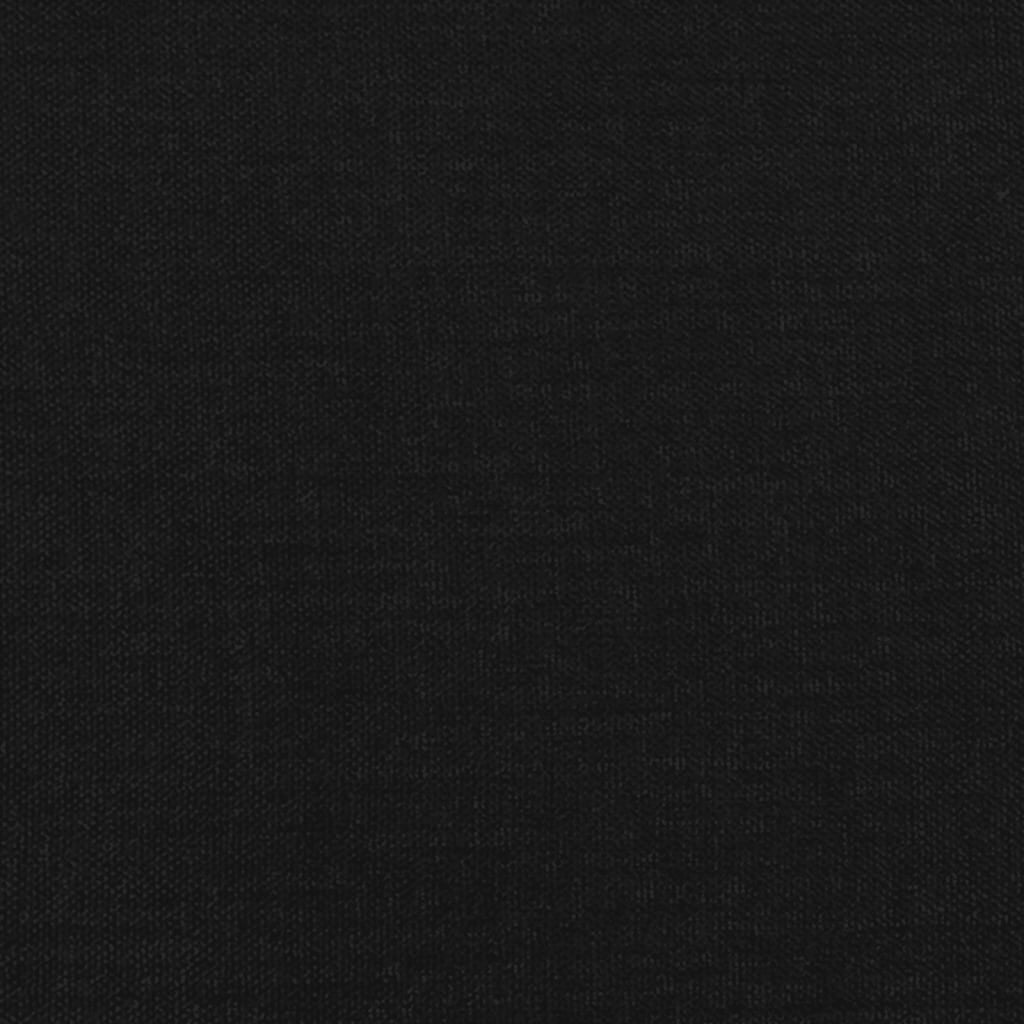 265164 - VIDA XL Kokë shtrati e zezë 80x7x78/88 cm Pëlhurë