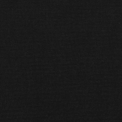 265164 - VIDA XL Kokë shtrati e zezë 80x7x78/88 cm Pëlhurë