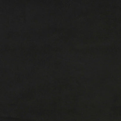 280171 - VIDAXL Kokë shtrati e zezë 160x7x78/88 cm Kadife