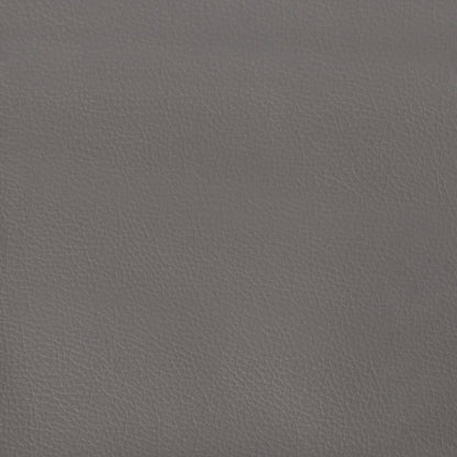 280173 - VIDAXL Kokë shtrati Gri 160x5x78/88 cm Lëkurë artificiale