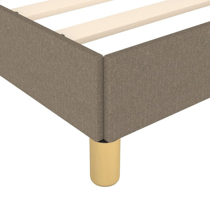 265165 - VIDA XL Kornizë shtrati pa dyshek, ngjyrë taupe 140x200 cm, material